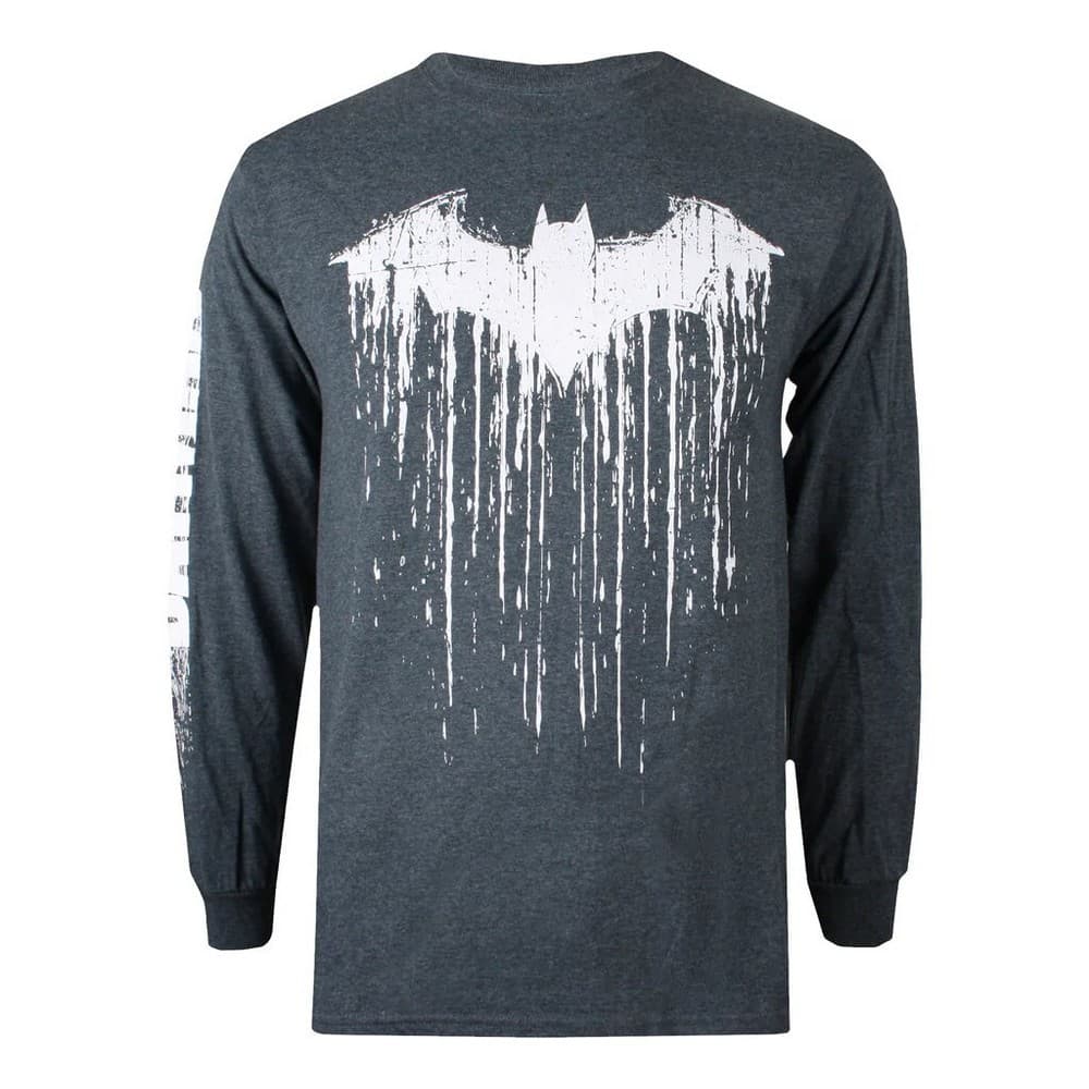 Batman Herr Paint långärmad T-shirt för män