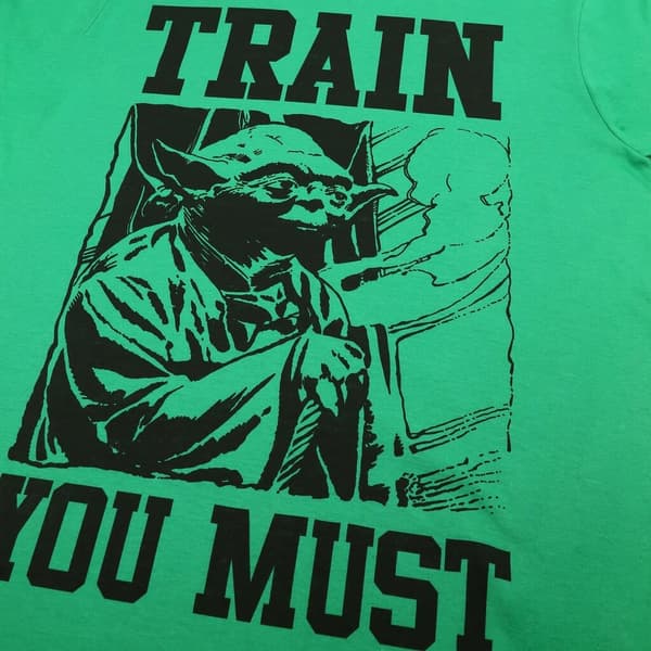Star Wars Mens Train You Must Yoda T-Shirt