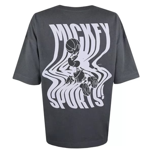 Disney Womens/Ladies Mickey Mouse Wave Oversized T-Shirt