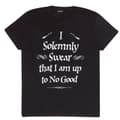 Miniatyrbillede 1 af 2: Harry Potter Unisex T-shirt til voksne "Jeg sværger højtideligt
