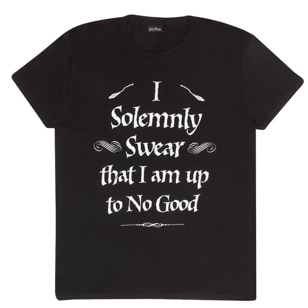 Harry Potter Unisex T-shirt til voksne "Jeg sværger højtideligt