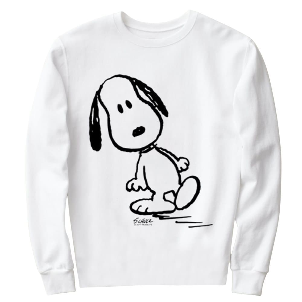 Peanuts Långärmad T-shirt med Snoopy för män