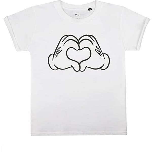 Disney Flickor Love Hands Musse Pigg T-Shirt