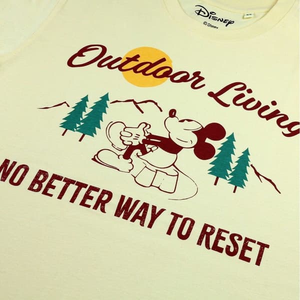 Disney Womens/Ladies Outdoor Living Mickey Mouse Classic T-Shirt