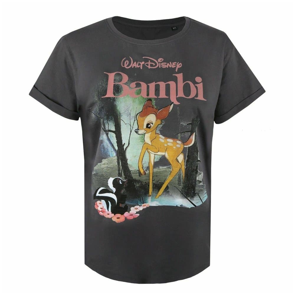 Bambi Kvinnor/Damer Woodland Cotton T-Shirt