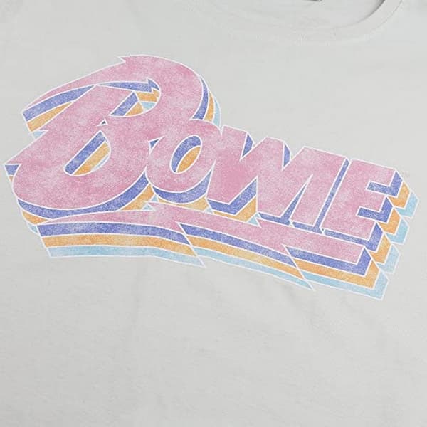 David Bowie Womens/Ladies Logo T-Shirt