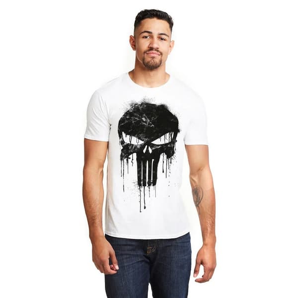 The Punisher T-shirt för män med dödskalle