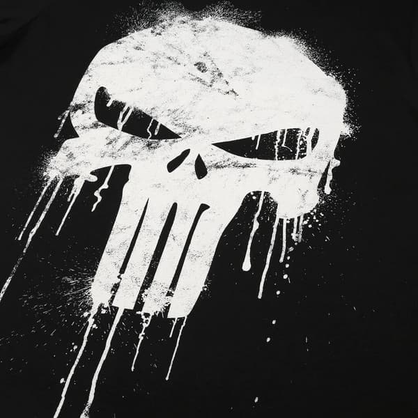 The Punisher T-shirt för män med dödskalle
