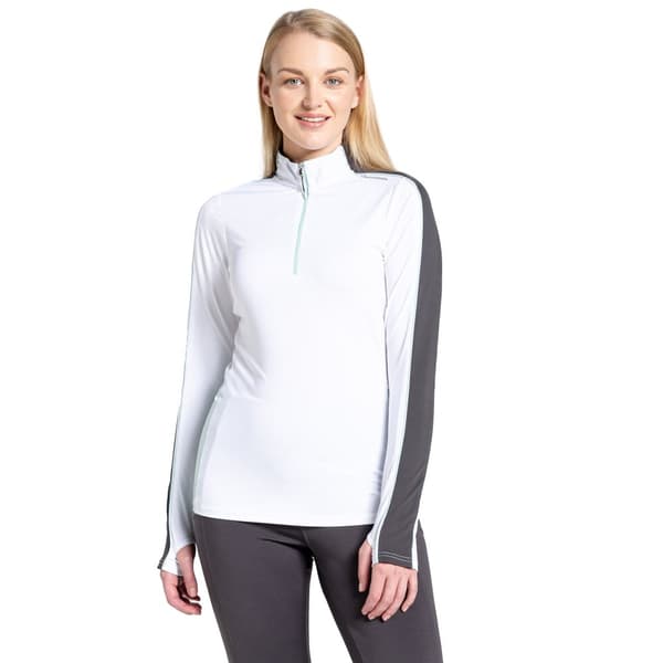 Craghoppers Kvinnor/Damer Nosilife Marcella Half Zip långärmad topp med halva dragkedjan