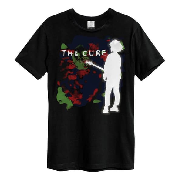 Amplified Mens Boys Dont Cry Colour Splash The Cure T-Shirt