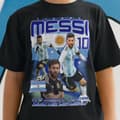 Miniatyrbild 1 av 3: Messi Svart T-shirt - Argentina spelare tröja
