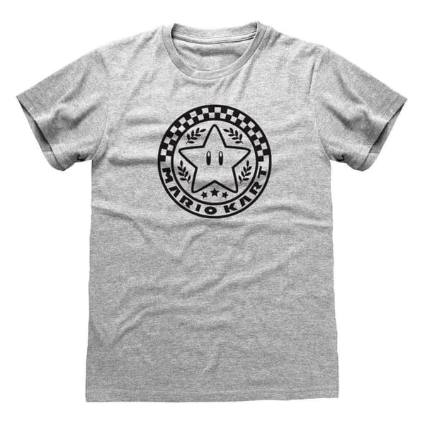 Mario Kart Unisex T-shirt med emblem til voksne