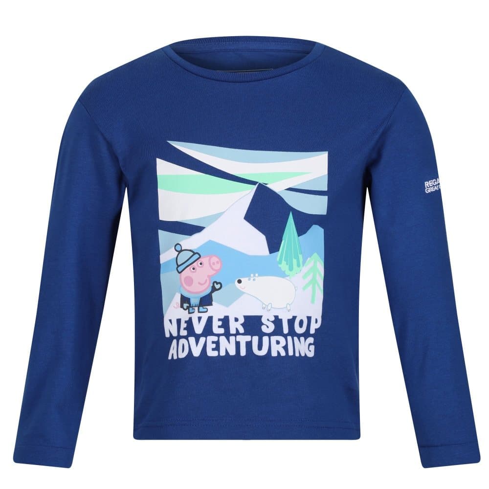 Regatta Barn/Kids Never Stop Adventuring Peppa Pig långärmad T-shirt med lång ärm
