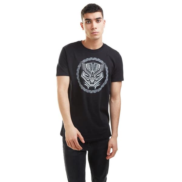 Black Panther T-shirt med logotyp för män