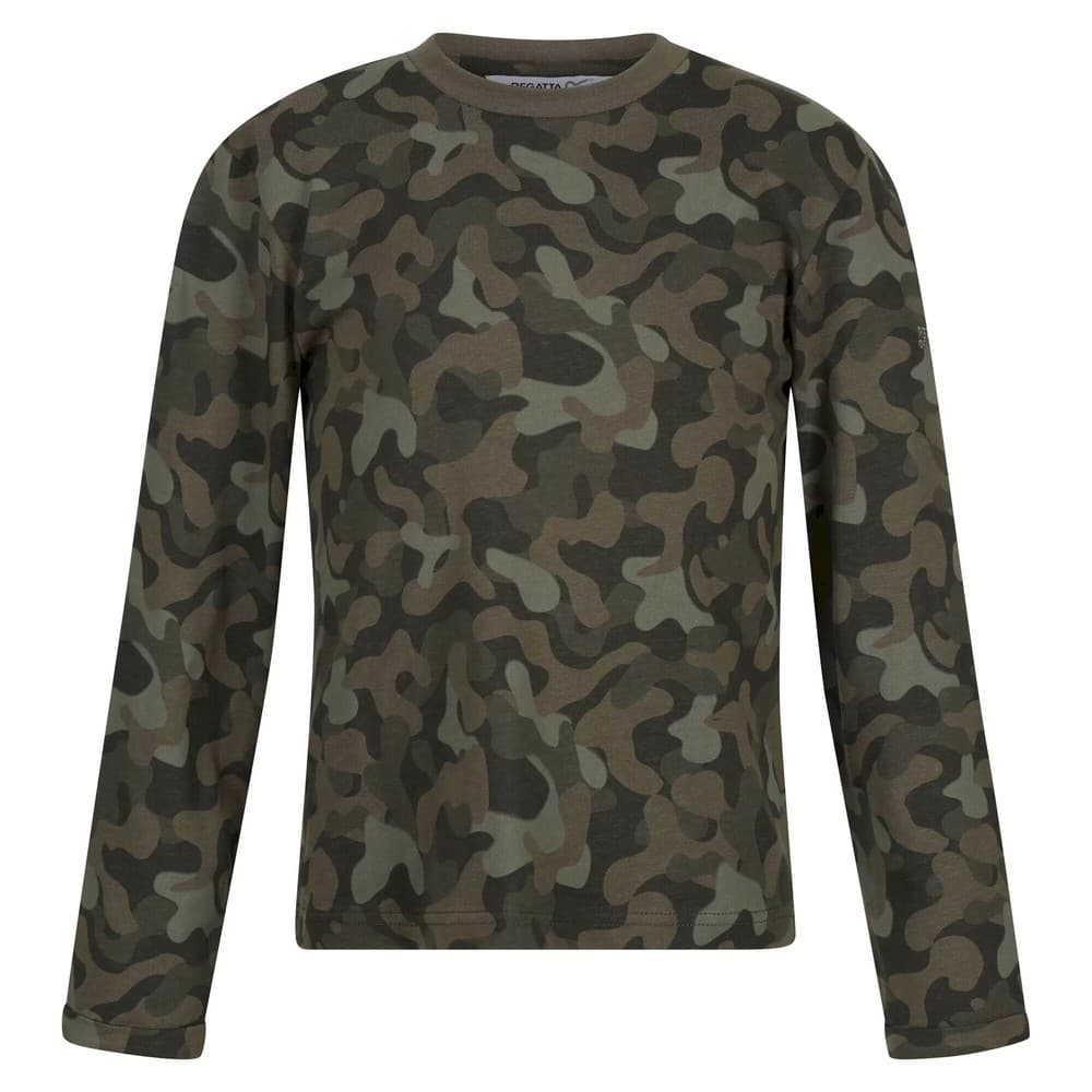 Regatta Barn/Kids Wenbie III Camo långärmad T-shirt med kamouflage