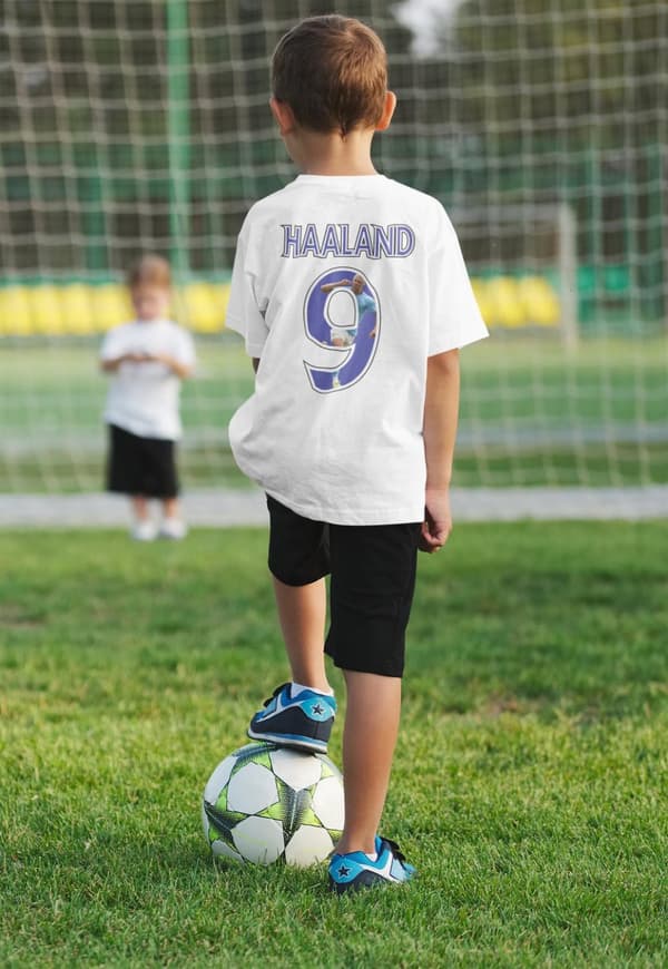 Erling Haaland Norge manchester City t-shirt  sportströja