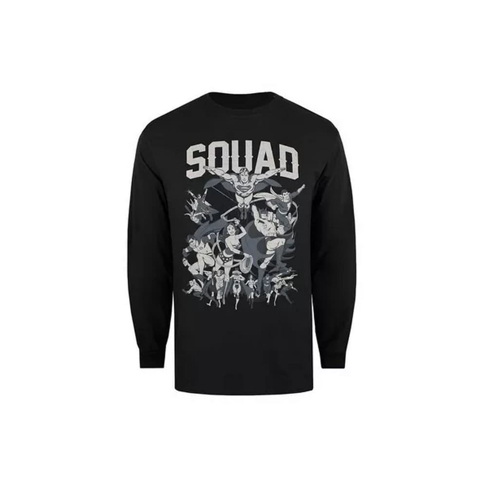 Suicide Squad Långärmad T-shirt i bomull för män