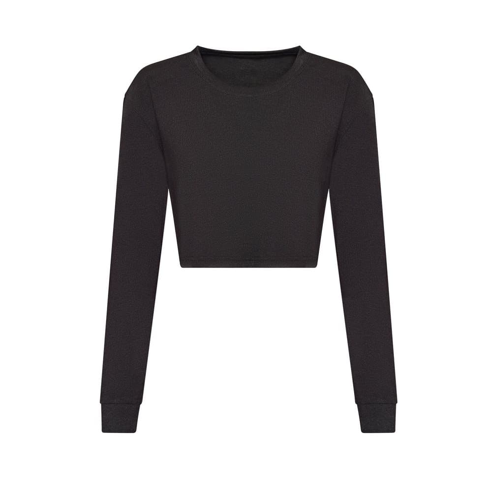 Awdis Kvinnor/Damer Heather Cropped långärmad T-Shirt