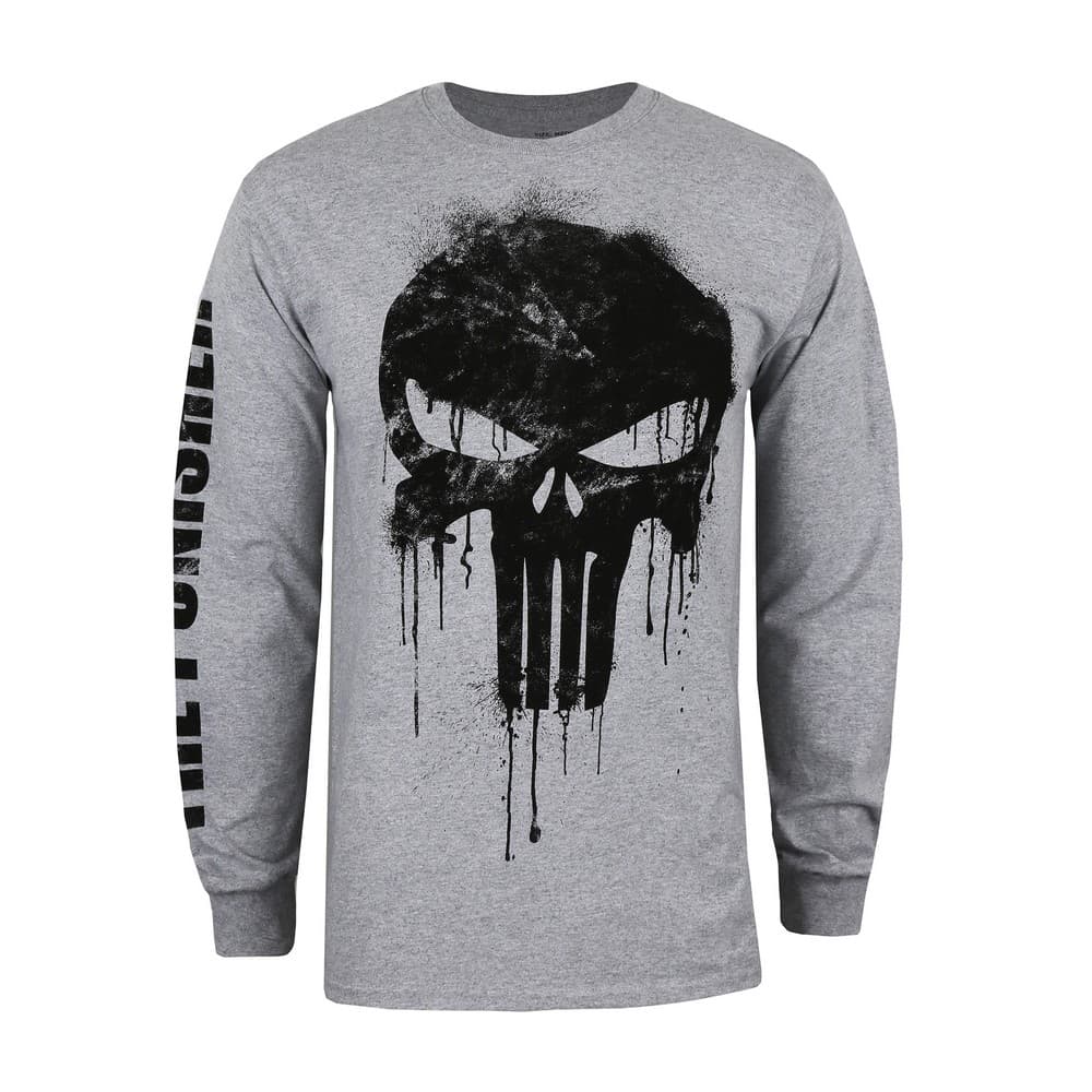 The Punisher Skull långärmad T-shirt för män