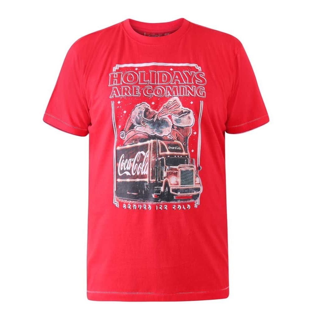 Duke Dalton D555 Coca Cola Christmas T-Shirt för män