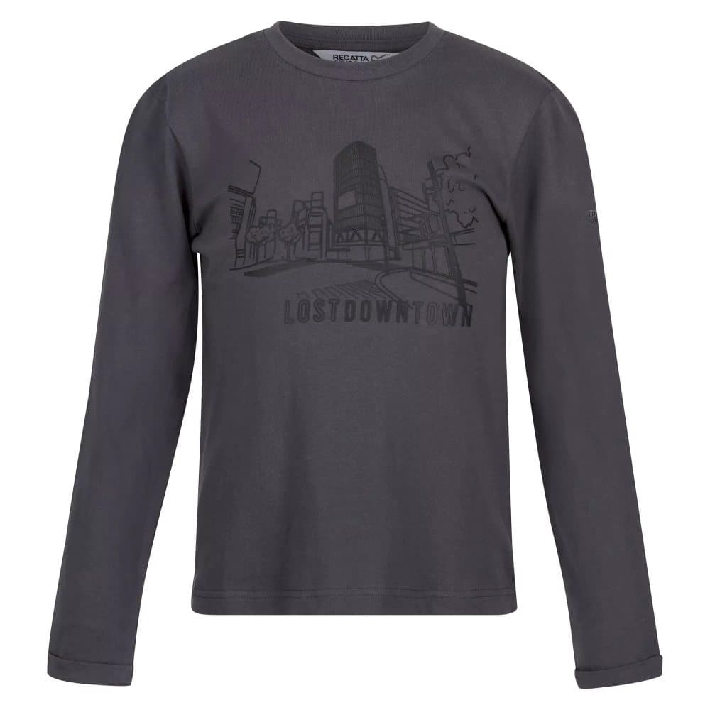 Regatta Barn/Kids Wenbie III Lost Downtown Långärmad T-shirt med långa ärmar