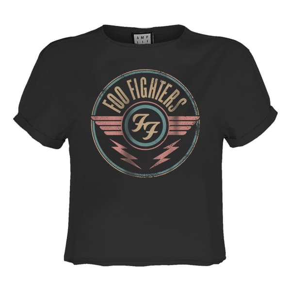 Amplified Kvinnor/Damer Air Foo Fighters Crop Top