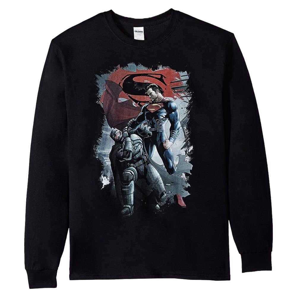 Batman Mens Choked långärmad T-shirt