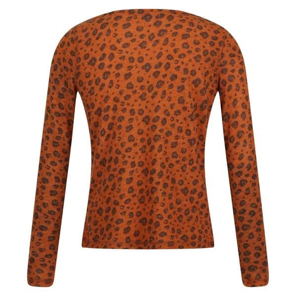 Regatta Frayda Frayda Leopard Print Cowl Neck Top för kvinnor och damer