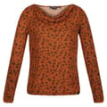 Miniatyrbild 1 av 4: Regatta Frayda Frayda Leopard Print Cowl Neck Top för kvinnor och damer