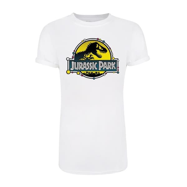 Jurassic Park Womens/Ladies DNA T-Shirt Dress White S