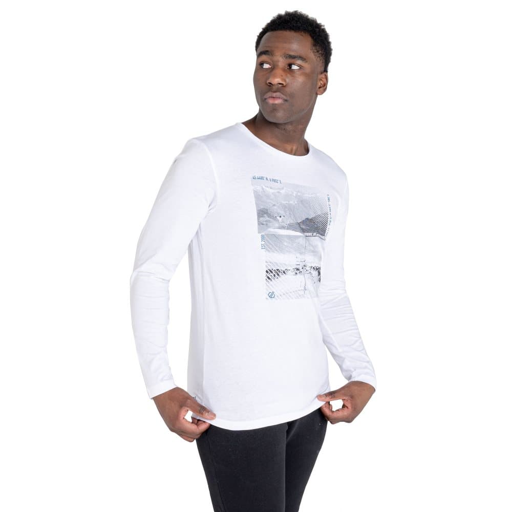 Dare 2B Mens The Jenson Button Edit Upgrade Graphic Print långärmad T-shirt med grafiskt tryck