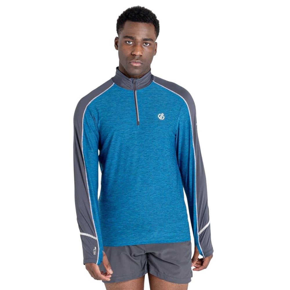 Dare 2B Power Up Marl Lightweight långärmad T-shirt för män