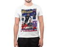 Miniatyrbild 7 av 7: Mbappe Vit sportströja t-shirt France Tryck fram & bak
