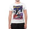 Miniatyrbild 7 av 7: Mbappe Vit sportströja t-shirt France Tryck fram & bak