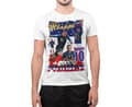 Miniatyrbild 7 av 7: Mbappe Vit sportströja t-shirt France Tryck fram & bak