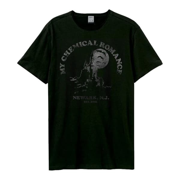 Amplified Womens/Ladies Newark Castle My Chemical Romance T-Shirt Black XL