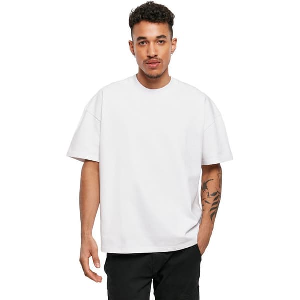Build Your Brand Mens Plain Ultra Heavyweight T-Shirt