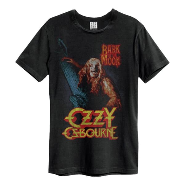 Amplified Unisex vuxen Bark på månen Ozzy Osbourne T-Shirt