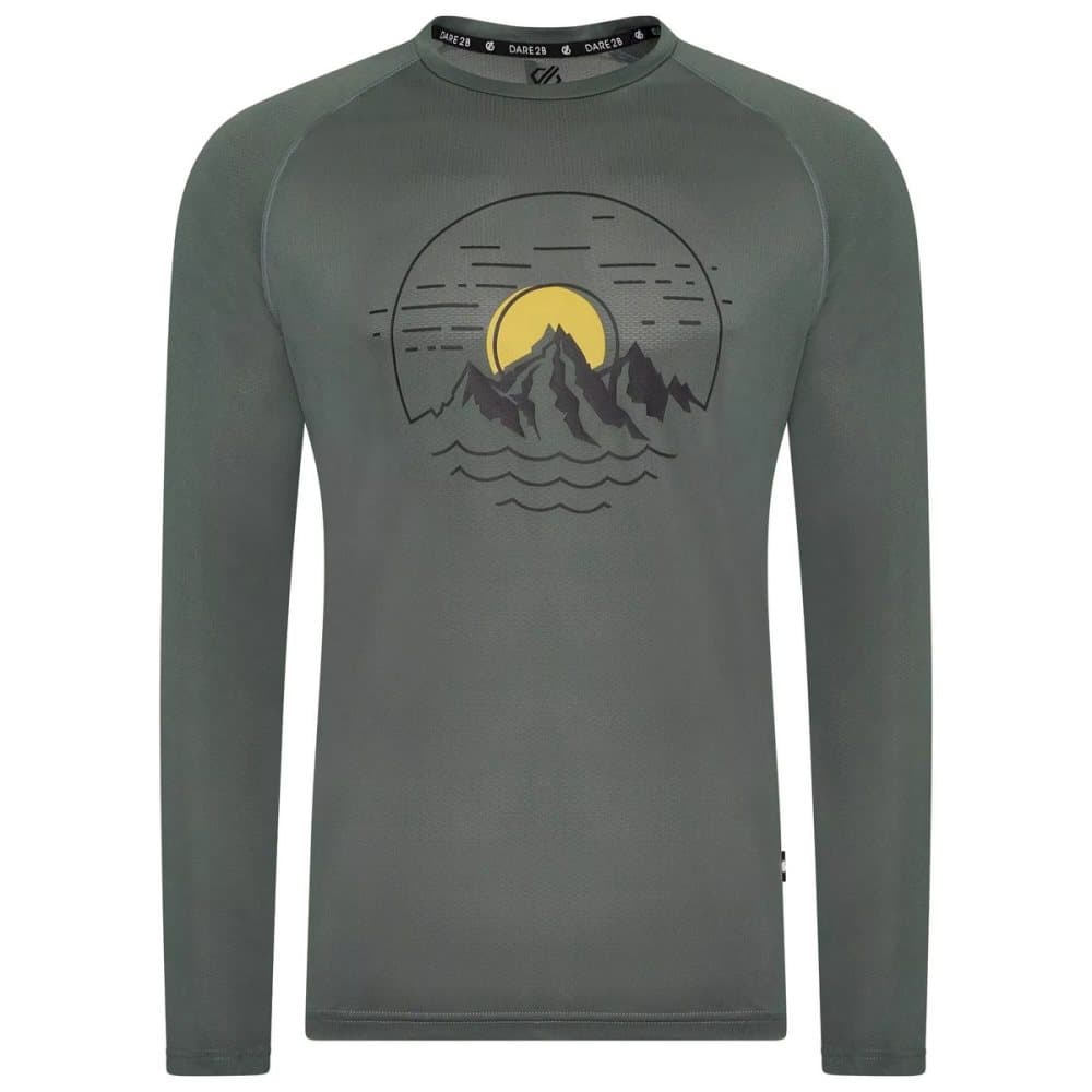 Dare 2B Mens Righteous II Recycled långärmad T-shirt med lång ärm