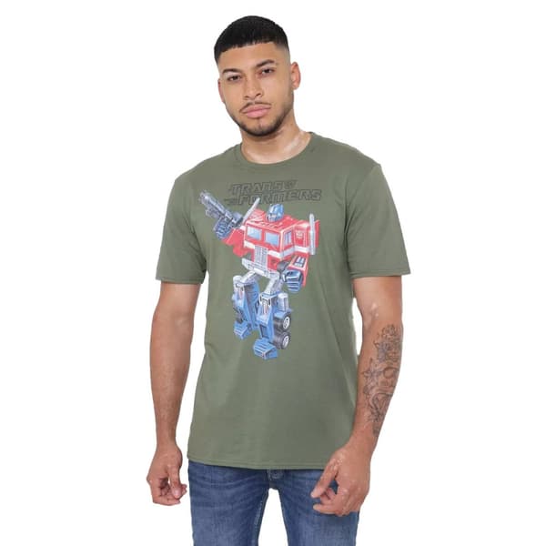 Transformers Herre Old School Optimus Prime T-shirt