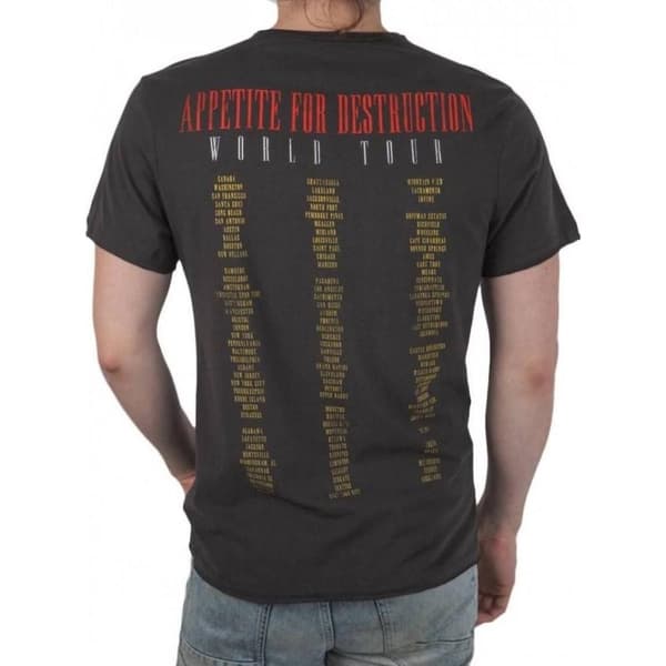 Amplified Unisex Adult Appetite For Destruction Guns N Roses T-Shirt