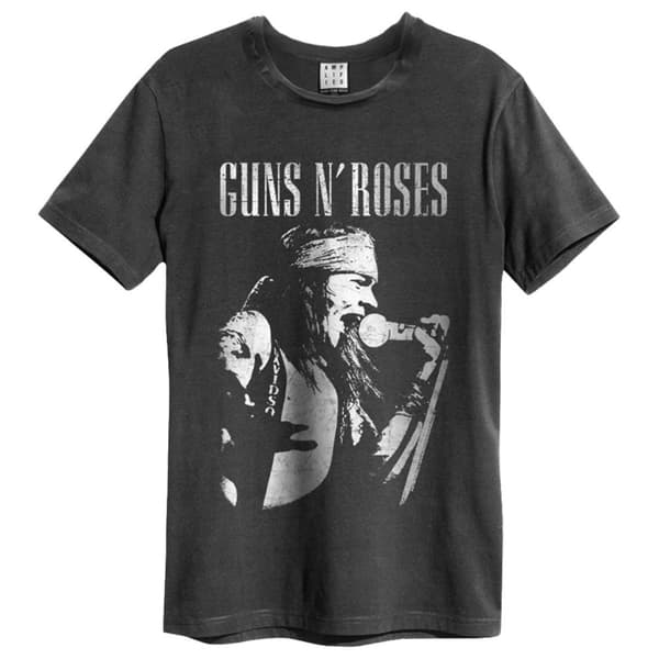 Amplified Unisex Adult Axl Live Profile Guns N Roses T-Shirt