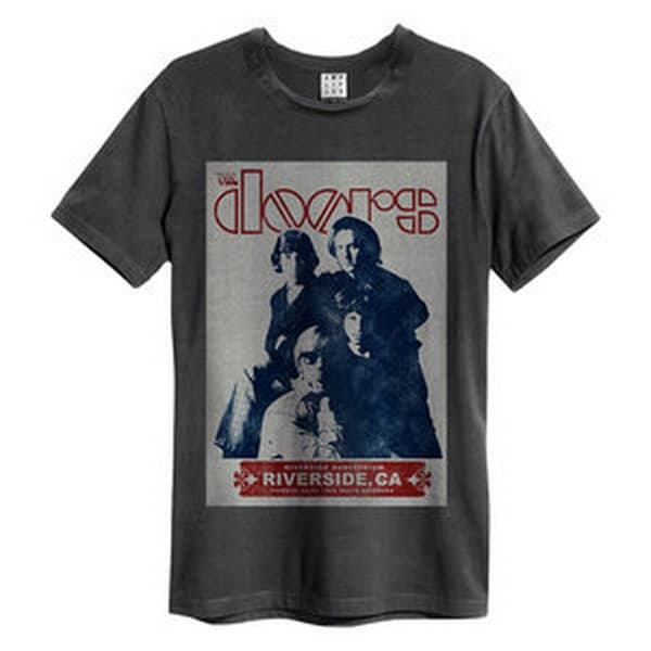 Amplified Unisex vuxen Riverside The Doors T-Shirt
