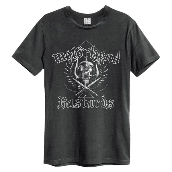 Amplified Unisex vuxen Bastards Motorhead T-Shirt Charcoal 3XL