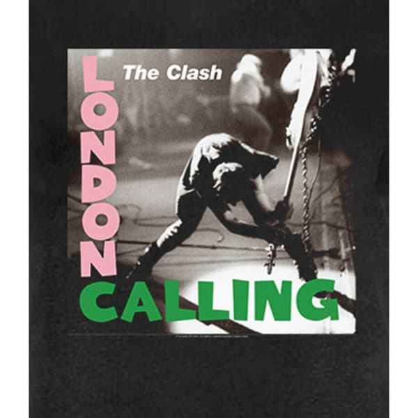Amplified Dame/Ladies London Calling The Clash T-shirt kjole