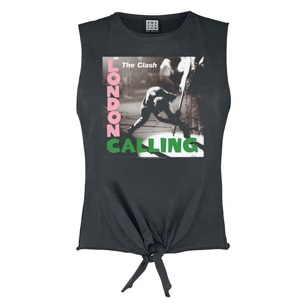 Amplified Dame/Ladies London Calling The Clash T-shirt