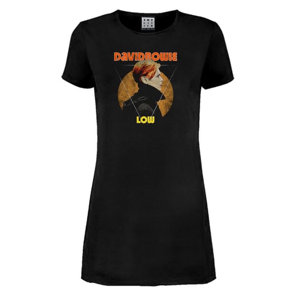 Amplified Dame/Dame lav David Bowie T-shirt kjole