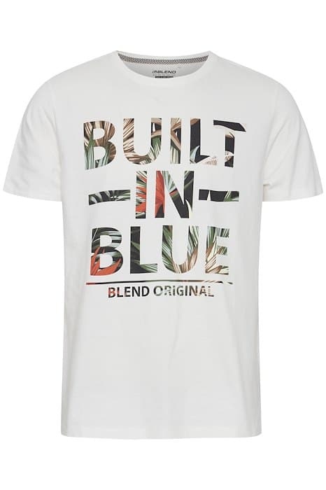 Blend - T-shirt 20715039 Textprint Vit XL