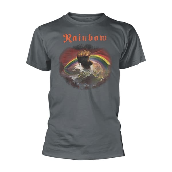 RAINBOW - T-SHIRT, RISING DISTRESSED (CHARCOAL) XL