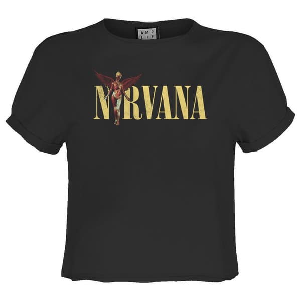 Amplified Womens/Ladies In Utero Nirvana Crop Top